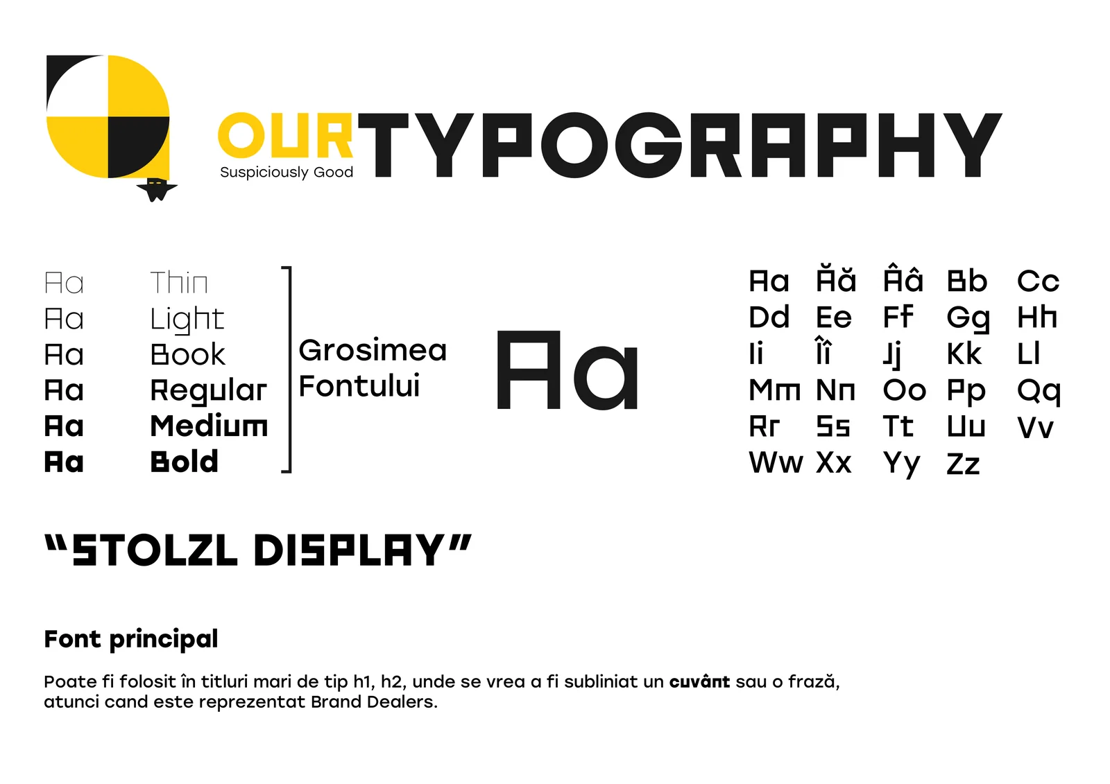 Brand Dealers: Tipografía