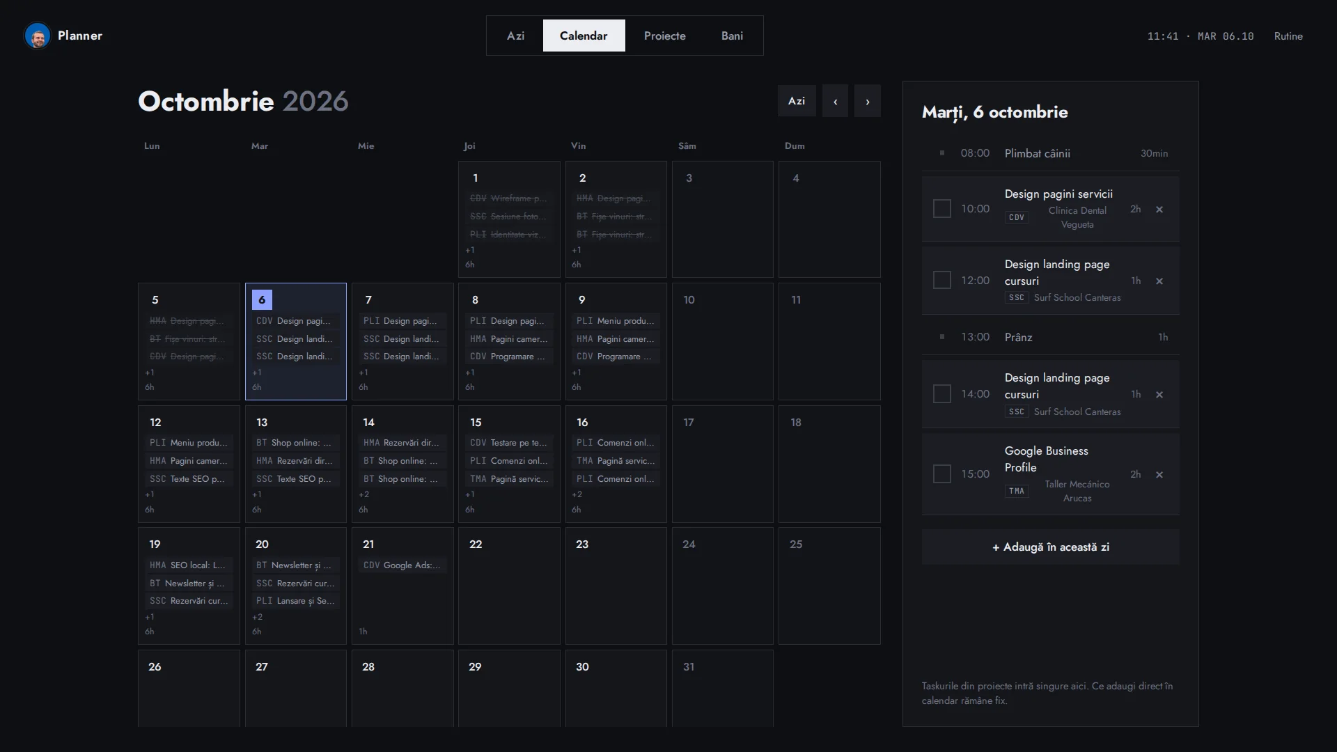 Planner: captura de escritorio 2