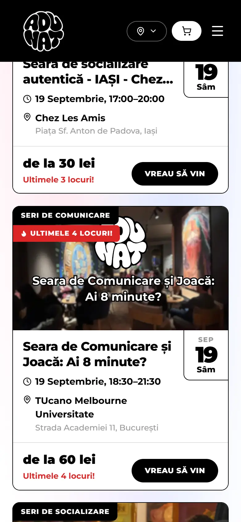 adunat.ro: captura en móvil 3