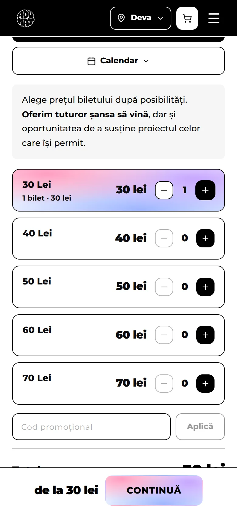 adunat.ro: Selección de entradas