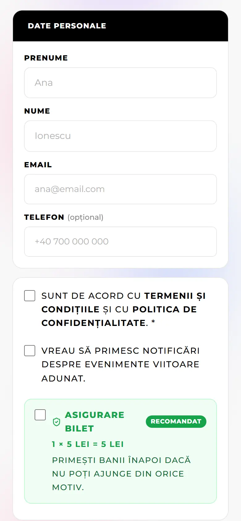 adunat.ro: Checkout: datos