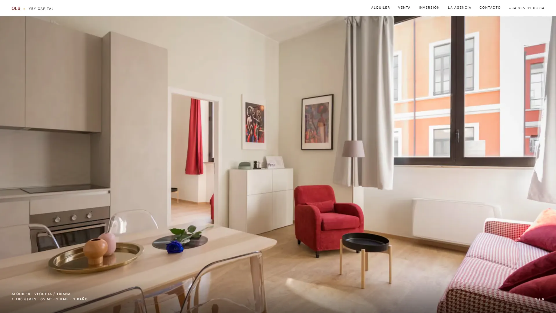 betterol.es: Web para OL6 Servicios Inmobiliarios, agencia de Gran Canaria: alquiler y venta de viviendas en la isla e inversión inmobiliaria en Asunción (Paraguay) junto a YBY Capital.