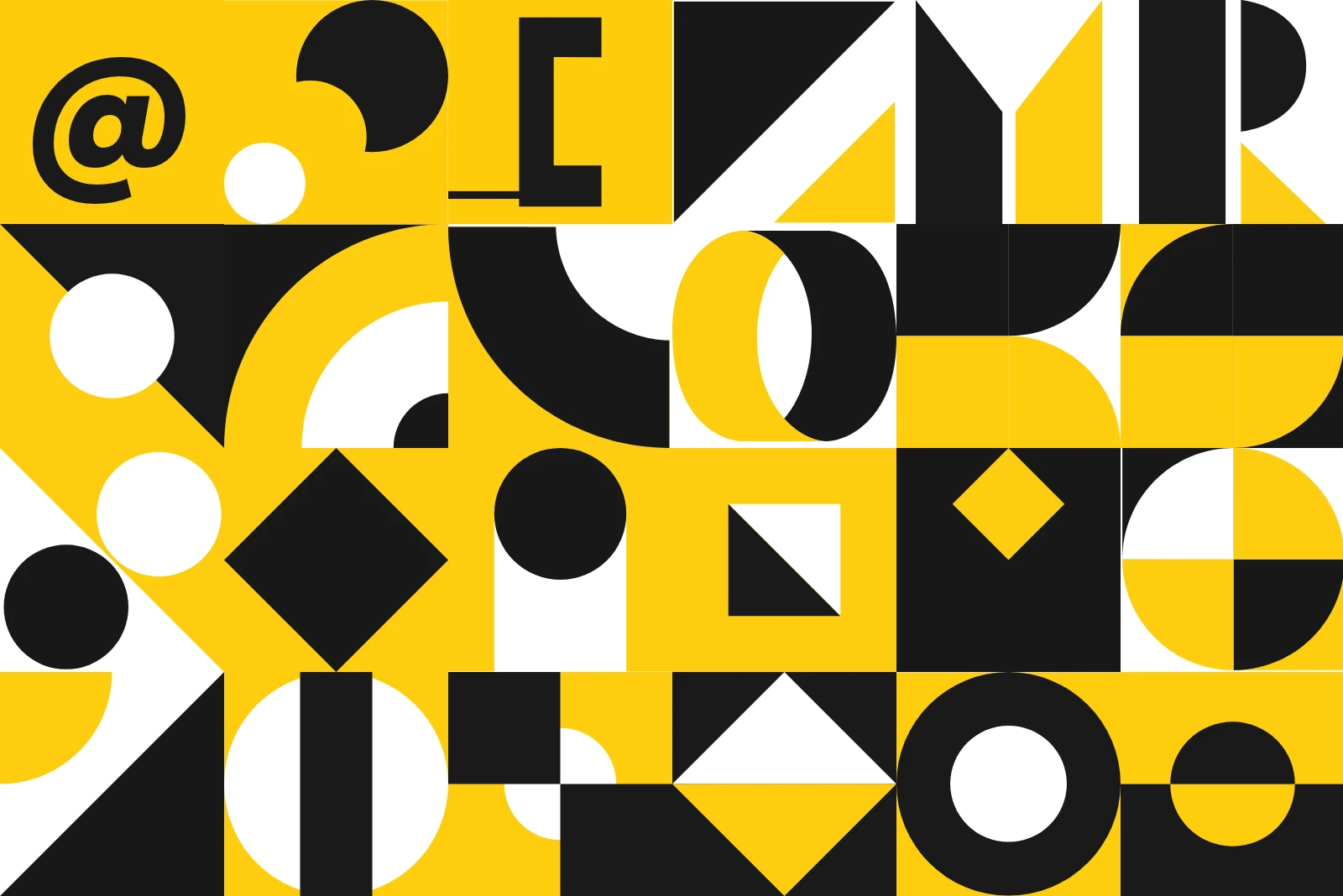 Brand Dealers: Custom Bauhaus-style icon set