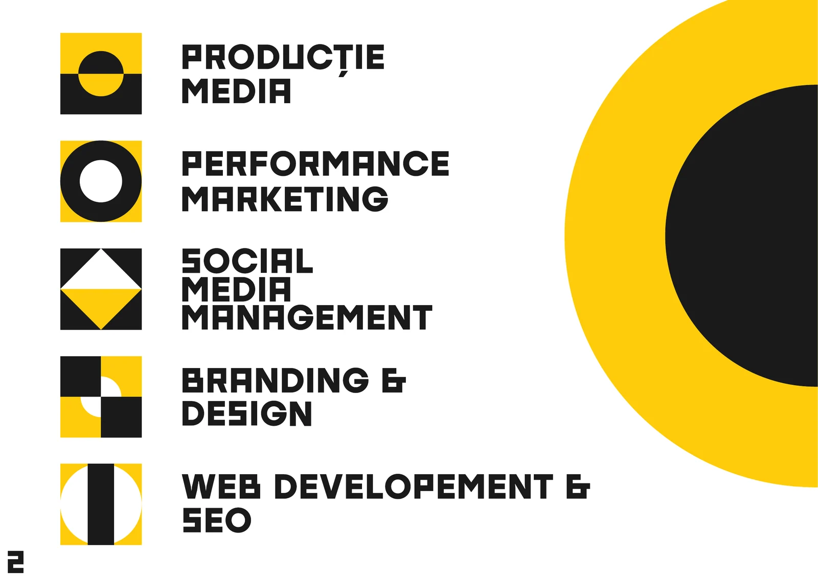 Brand Dealers: Portfolio: services with custom icons