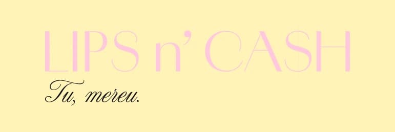 Lips n' Cash: Versión horizontal sobre amarillo