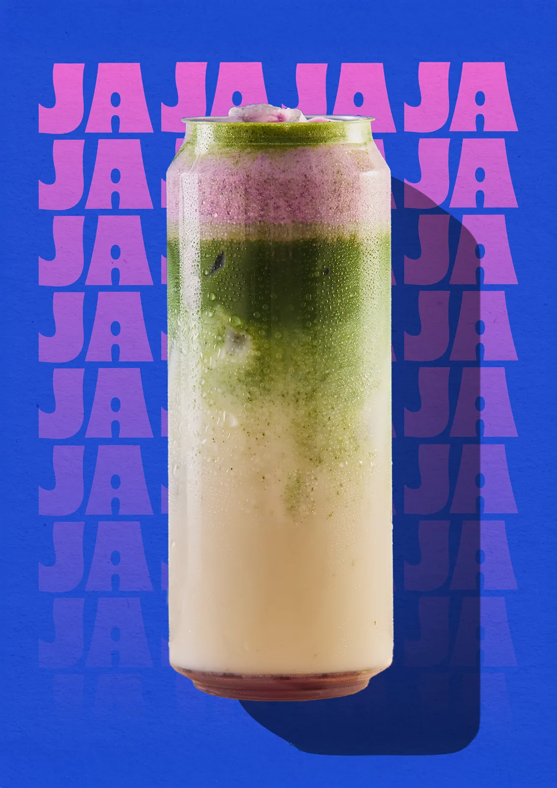 Matcha Jaja: Marca propia de matcha, de la identidad y el producto a la web con tienda y la publicidad.