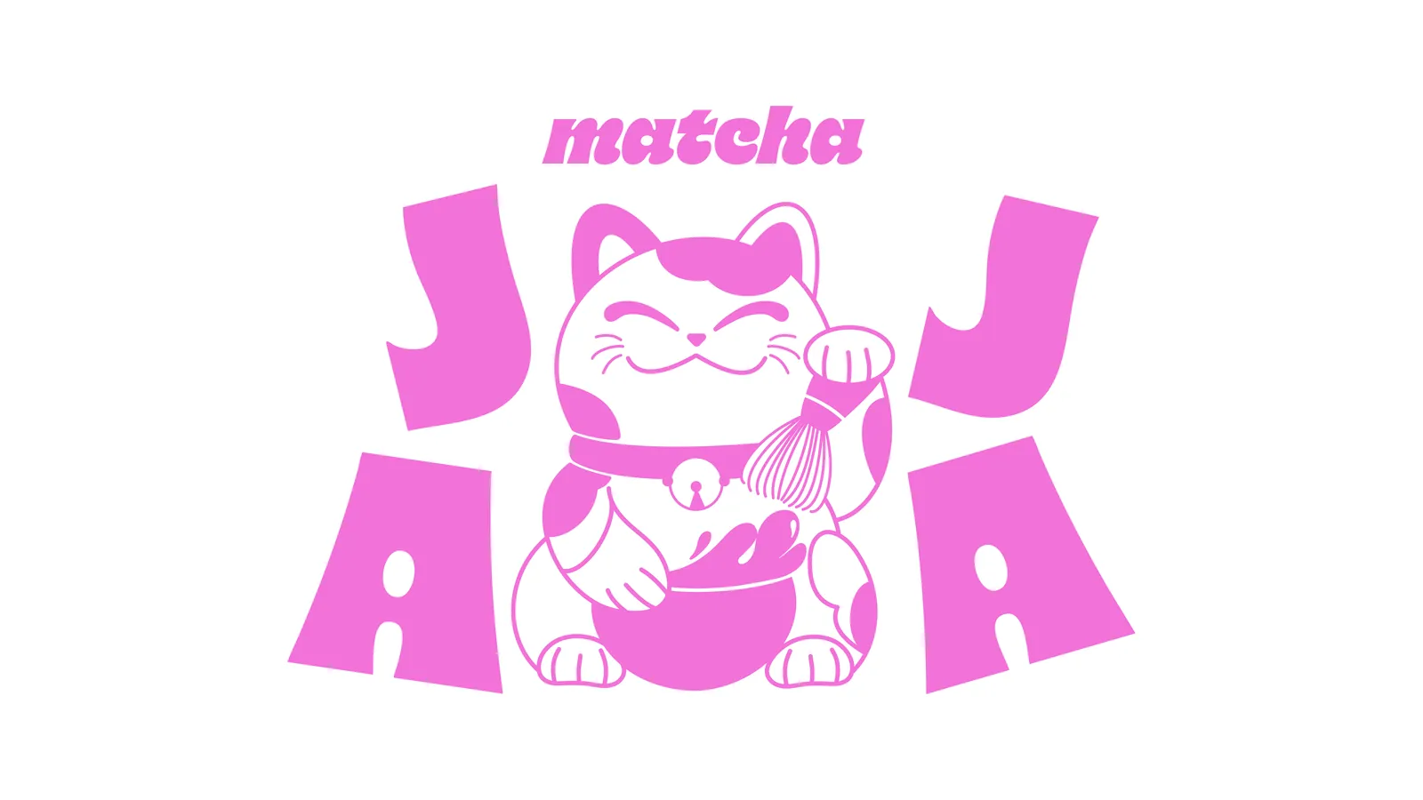 Matcha Jaja: Logo · versión chaotic