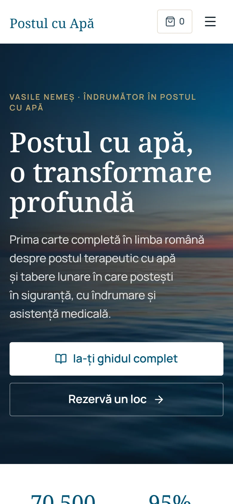 postulcuapa.ro: captura en móvil 1