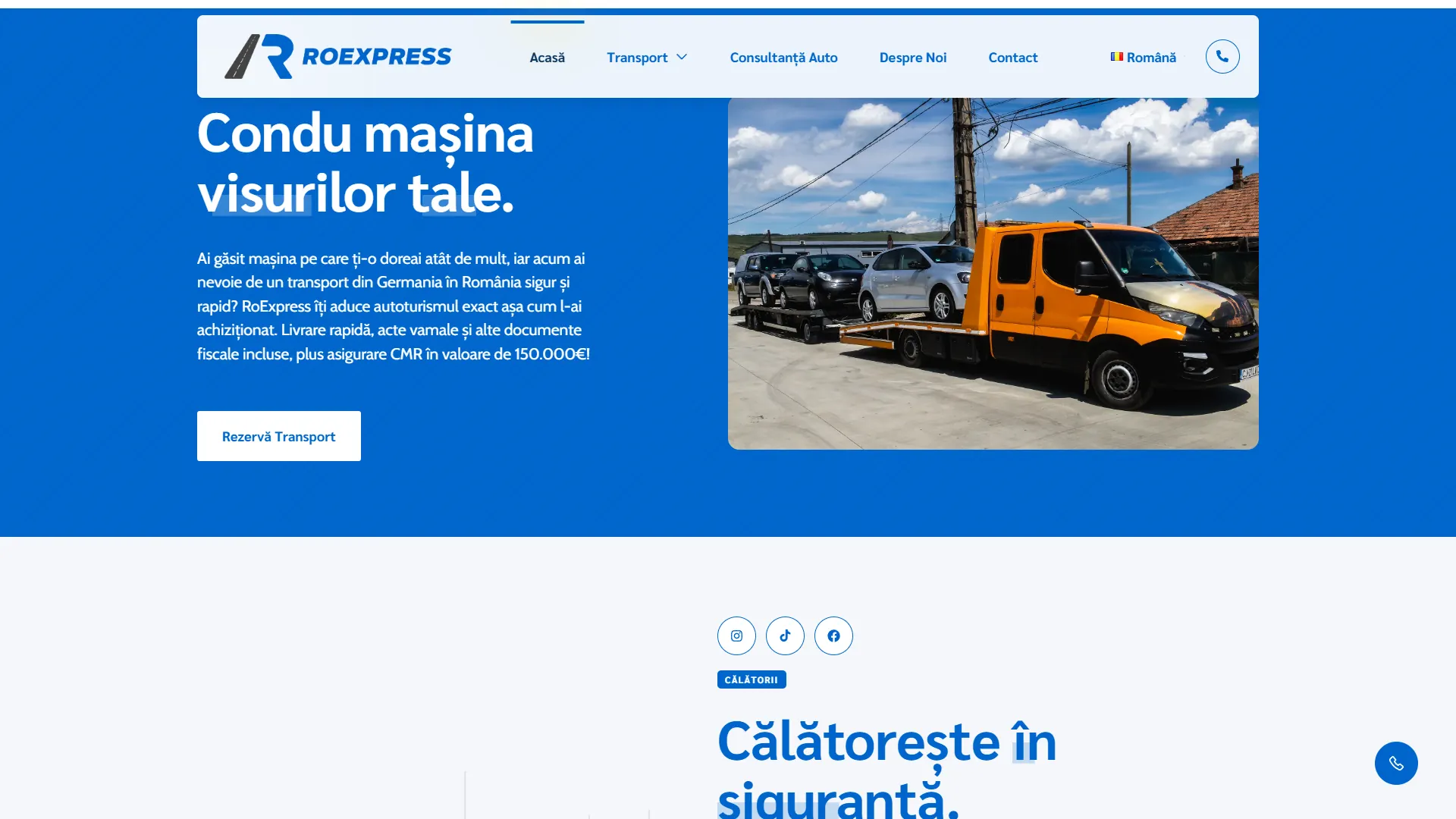 RoExpress: captura de escritorio 3