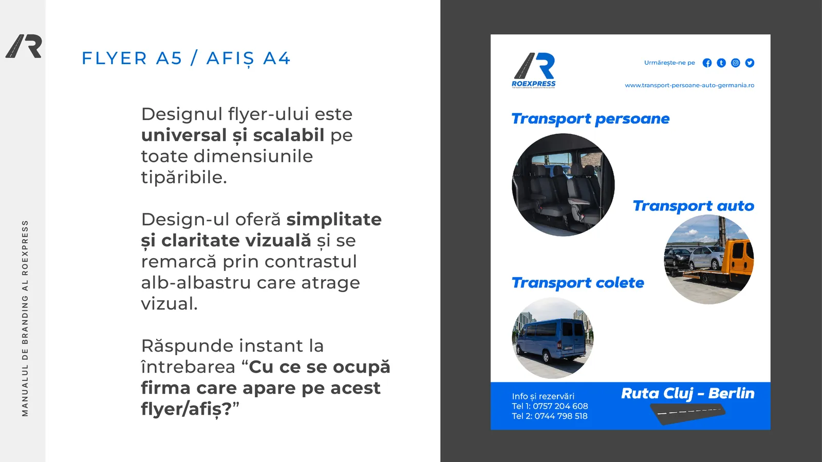 RoExpress: Flyer y cartel