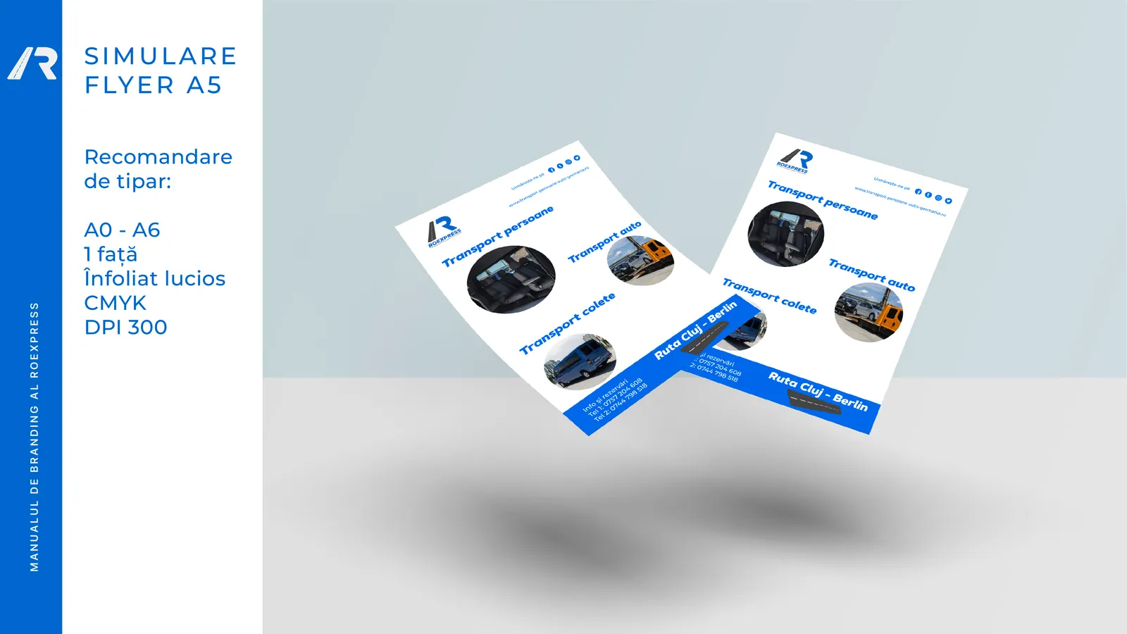 RoExpress: Tarjetas de visita