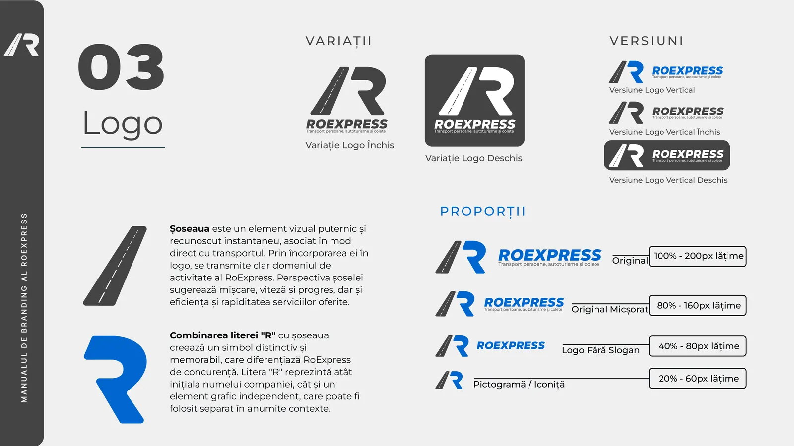 RoExpress: Logo y variantes