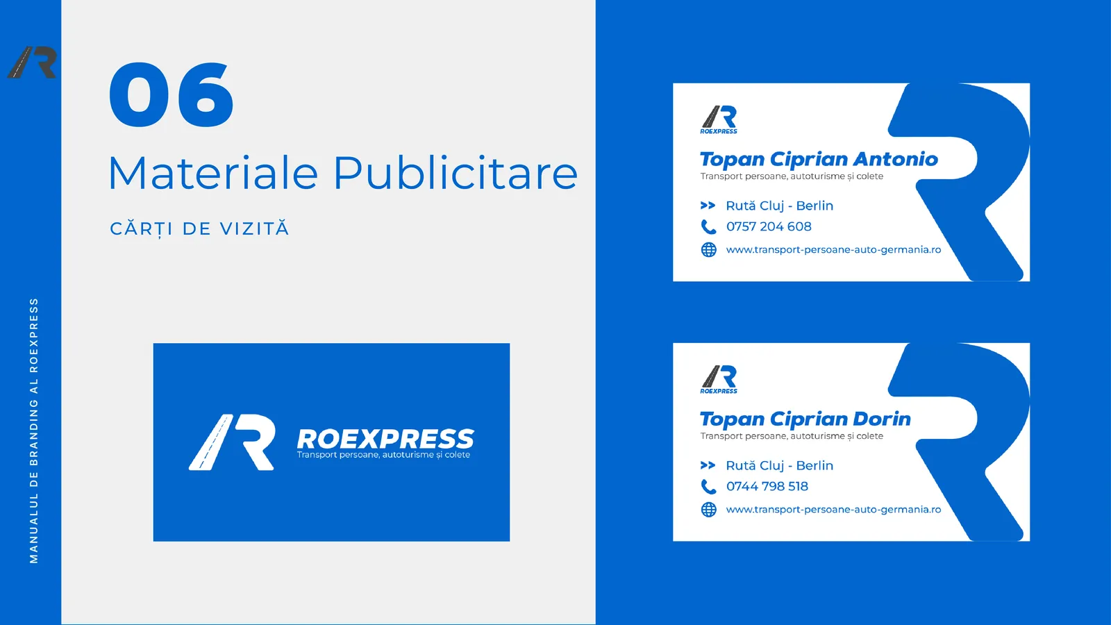 RoExpress: Materiales publicitarios